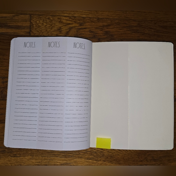 New Rae Dunn 2026 Monthly Planner 12-month Black/Ivory Stripes Calendar - Picture 13 of 13